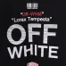 OFF WHITE T-Shirts for MEN Letter logo print 260g Black/White #A53803
