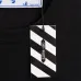 OFF WHITE T-Shirts for MEN Letter logo print 260g Black/White #A53804