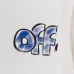 OFF WHITE T-Shirts for MEN Letter logo print 260g Black/White #A53804