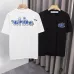 OFF WHITE T-Shirts for MEN Letter logo print 260g Black/White #A53804