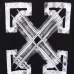 OFF WHITE T-Shirts for MEN Letter logo print 260g Black/White #A53805