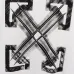 OFF WHITE T-Shirts for MEN Letter logo print 260g Black/White #A53805