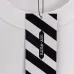 OFF WHITE T-Shirts for MEN Letter logo print 260g Black/White #A53806