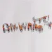 OFF WHITE T-Shirts for MEN Letter logo print 260g Black/White #A53806