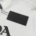 PRADA Short Sleeve Shirts for Men Cotton Milano Black/White #A49043