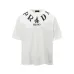 PRADA Short Sleeve Shirts for Men Cotton Milano Black/White #A49044