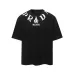 PRADA Short Sleeve Shirts for Men Cotton Milano Black/White #A49044