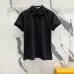 Prada T-Shirts Polo for Men Buttons Black/White #A46675