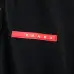 Prada T-Shirts Polo for Men red logo Buttons Black/White #A46680