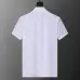 Prada T-Shirts Polo for Men red logo Buttons Black/White #A46680