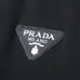 Prada T-Shirts Polo for Men zipper Black/White #A46682
