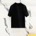 Prada T-Shirts for Men 320g Black/White Classic logo embroidery #A53047