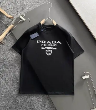 Prada T-Shirts for Men Black/White #A47324