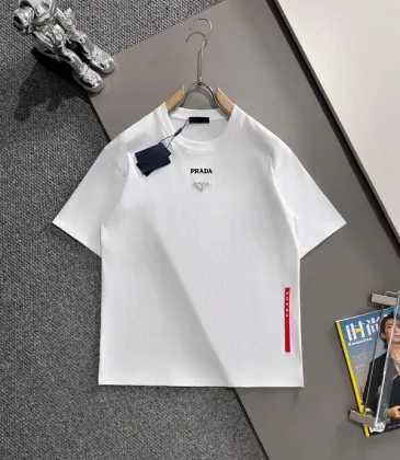 Prada T-Shirts for Men Black/White #A53807