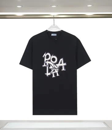 Prada T-Shirts for Men Black/White/Red #A52887