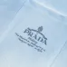 Prada T-Shirts for Men Breathable 100% Pure Cotton Black/White #A48642