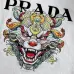 Prada T-Shirts for Men dragon Black/White #A47307