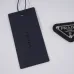 Prada T-Shirts for Men triangle-logo Black/White #A48647