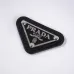 Prada T-Shirts for Men triangle-logo Black/White #A48647