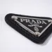 Prada T-Shirts for Men triangle-logo Black/White #A48647