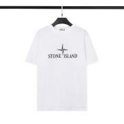 Stone Island T-Shirts for Men White/Black #A25383