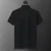 VALENTINO T-shirts Polo for men Pure black Pure white #A46701