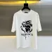 Versace T-Shirts for AAAA Versace T-Shirts Versace Medusa Embroidered T-shirt Black/White #A53942