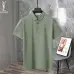 YSL T-Shirts Polo for MEN Pure black Pure white Pure blue Pure green #A46705