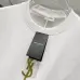 YSL T-Shirts for MEN Black/White #A47062