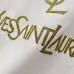 YSL T-Shirts for MEN Black/White #A47062
