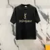 YSL T-Shirts for MEN Black/White #A47062