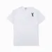 YSL T-Shirts for MEN Black/White #A47063
