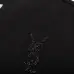 YSL T-Shirts for MEN Black/White #A47063