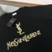 YSL T-Shirts for MEN Black/White #A53132