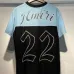 Amiri Red and Black Number 22 Mesh Jersey and Shorts Two Piece Set for Men #A54243