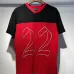 Amiri Red and Black Number 22 Mesh Jersey and Shorts Two Piece Set for Men #A54243