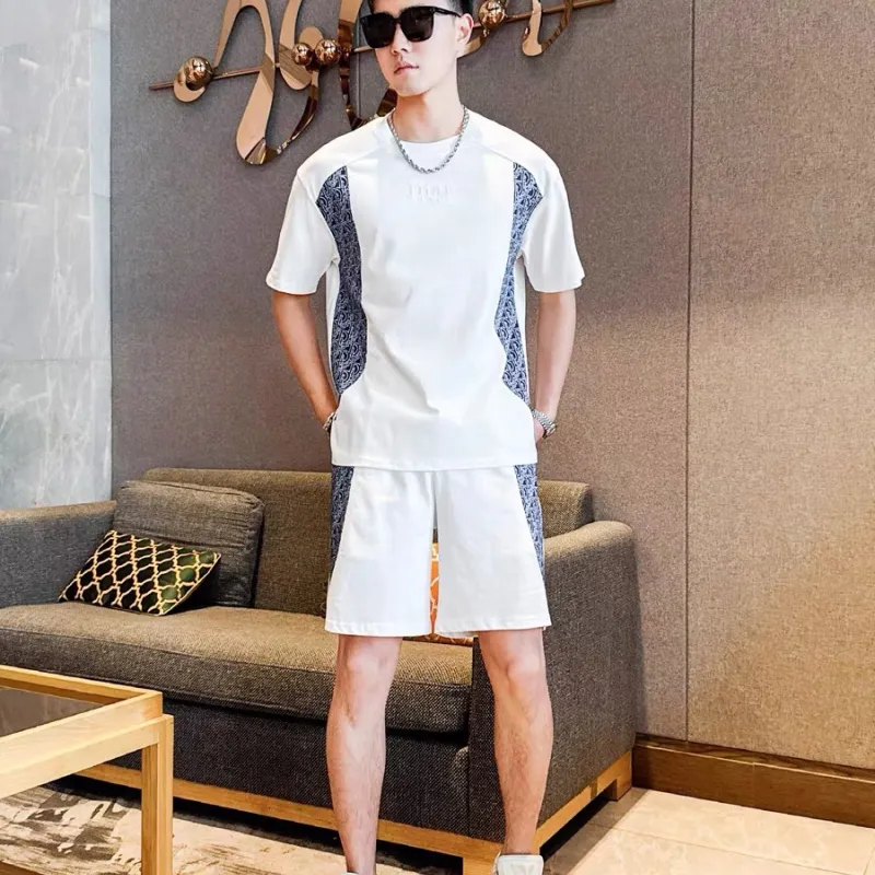 Dior tracksuits for Dior Short Tracksuits for men #A52568
