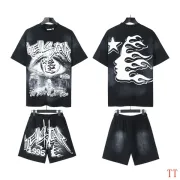 Hellstar Tracksuits star Eye of Wisdom Logo tee cotton short #A53809