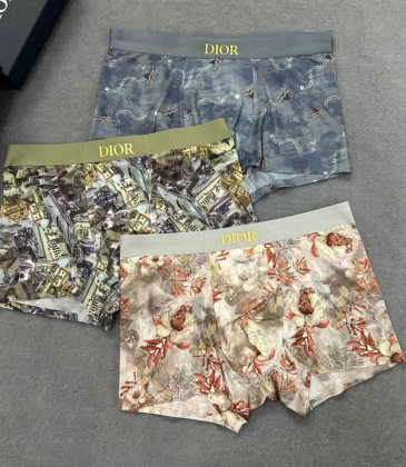 Dior Underwears for Men Soft skin-friendly light and breathable (3PCS) #A24958