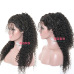  long curly hair black small volume front lace wig hand woven hood factory spot wholesale LS-030 #9116408