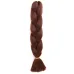 African wig braid monochrome chemical fiber big braid Jumbo braid hair high temperature Jacques dirty braid chemical fiber (100g, 24 in) #999909685