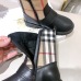Burberry double zipper children's leather boots #A31265