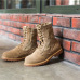 Military boots suede cowboy boots cowhide outdoor boots England Martin boots rhubarb shoes men's tooling #99905241