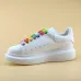 Alexander McQueen Shoes for Unisex McQueen Sneakers Small white shoes women's 2022 new couple all-match thick-bottomed sponge cake to increase sports and leisure leather board shoes #999924913