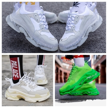Balenciaga Triple S Fluo Mesh Trainer Sneakers Products in