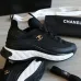 Chanel CC velvet black chunky sneaker for Men/Women #999929406