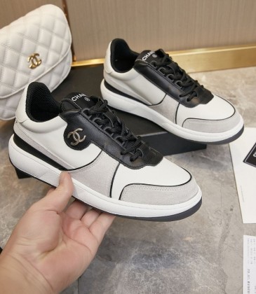 Chanel shoes for Men's and women Chanel Sneakers #A28406