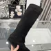 Chanel shoes for Women Chanel Boots CC High Boots Black/White #A54031