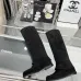 Chanel shoes for Women Chanel Boots CC High Boots Black/White #A54031