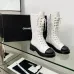 Chanel shoes for Women Chanel Boots CC High Boots Calfskin #A54030